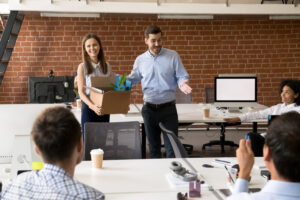 newly hired woman for an entry-level sales position